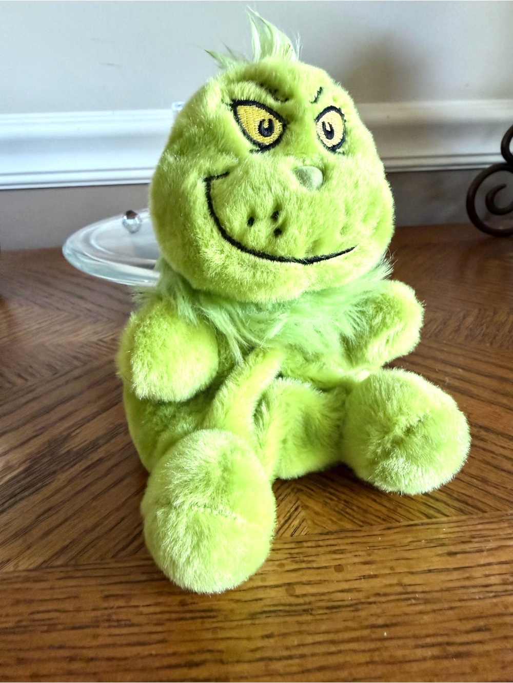 The Grinch Plush - Lime Green Fuzzy Stuffed Toy by Aurora